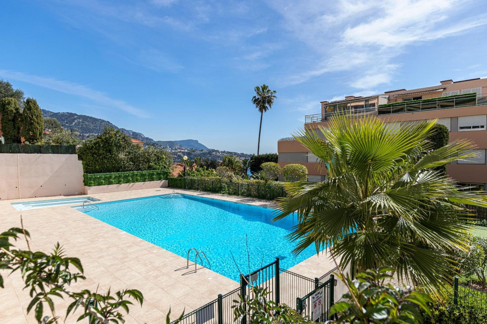 2 Bdr Villefranche-Sur-Mer Sea View Parking And Swimming Pool Exterior photo