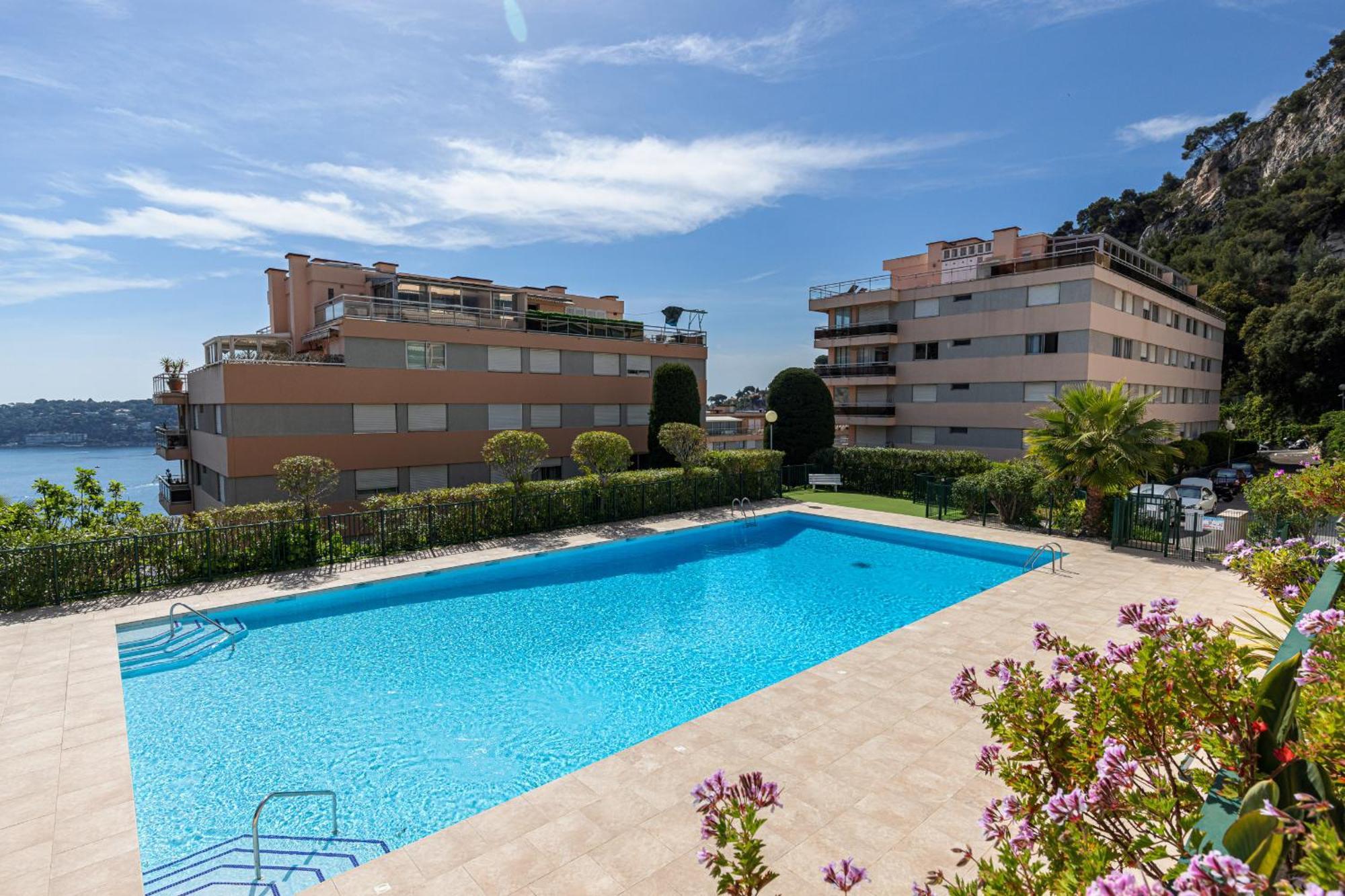 2 Bdr Villefranche-Sur-Mer Sea View Parking And Swimming Pool Exterior photo