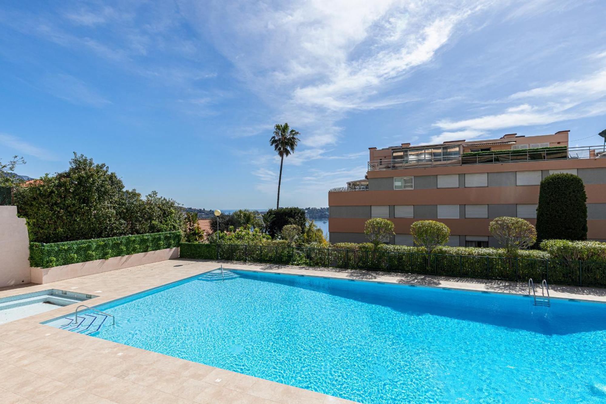 2 Bdr Villefranche-Sur-Mer Sea View Parking And Swimming Pool Exterior photo